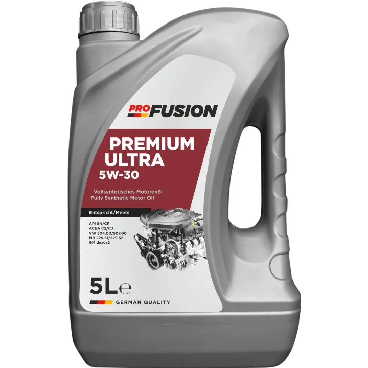 ProFusion Aceite para Motores Gasolina y Diésel - Lubricante Sintético para Coche 5w30 Premium Ultra C3 5L - 1