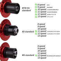 ZTTO Hub De Bicicleta MTB P3 Para Rueda Set Libre De Caja DR290 Sistema De 6 Pilares Compatible Con Eje Transversal De 142mm Y 135mm - details 5