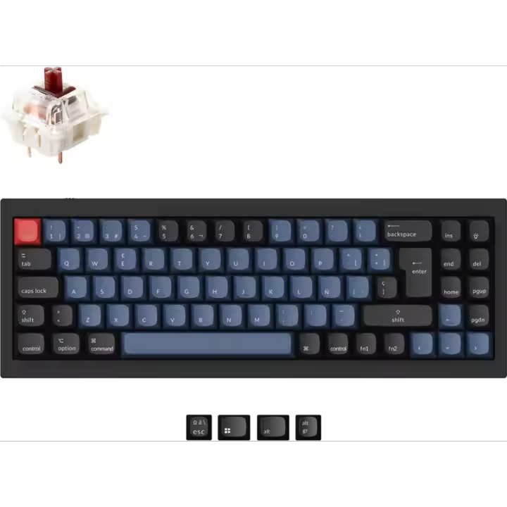 Keychron Q7 Iso-Es Rgb Gateron G Pro Marrón - 1