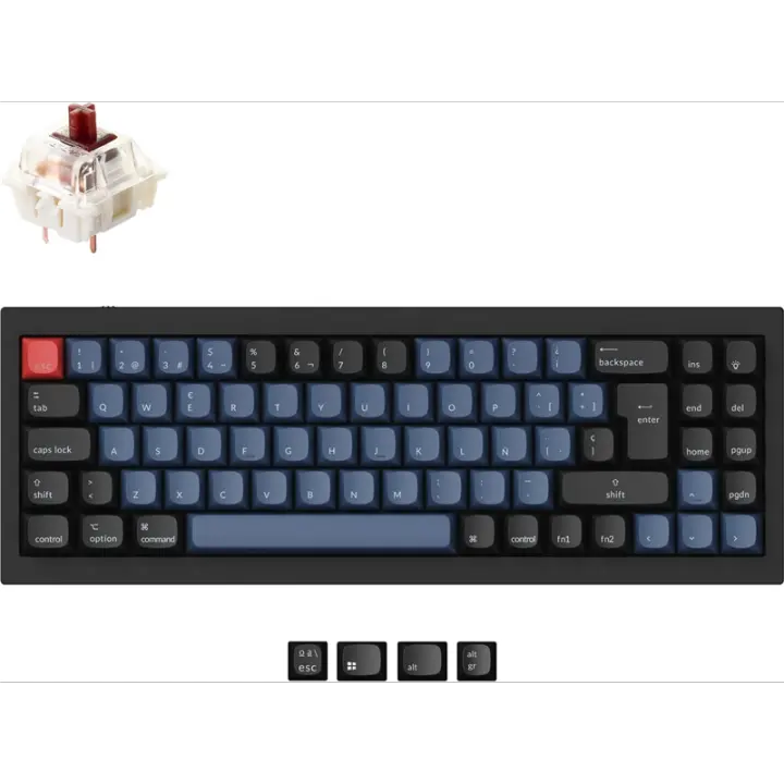 Keychron Q7 Iso-Es Rgb Gateron G Pro Marrón - 1