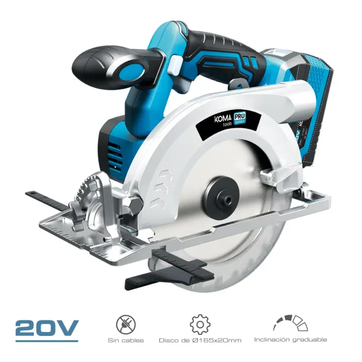 Sierra circular 20 v (no incluye bateria y cargador) 30,1x21,5cm - 1