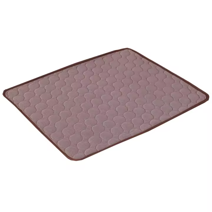 Alfombra De Enfriamiento Para Mascotas Tamaño Pequeño Para Perros Y Gatos Suela De Seda Hielo Antihumedad Transpirable Para Verano 5 Tamaños Disponibles - 1