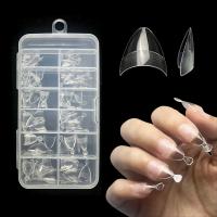 240pcs Dedales De Uñas Postizas Almendradas Medio Mate XS Para Cama De Uñas Pequeña Y Pequeña Extensión De Uñas De Acrílico 12 Tamaños En Caja - details 5