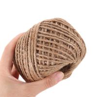 Cordón De Jute Natural Para Gatos Y Mascotas 10/50/100 Metros Hilo De Jute Para Rascado De Gatos Cinta De Lona Para Empaquetado De Regalos Bodas Y Fiestas - details 3