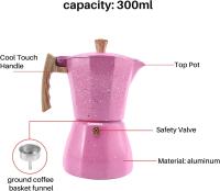 Cafetera Moka Café Moka Espresso Cafetera Moka 300 ml Rosa - details 2