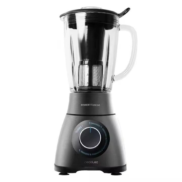 Cecotec Batidora de vaso Power Black Titanium 2500MAX PerfectMix - 1