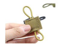 10pcs Cinta Elástica De Nylon MOLLE Con Hebilla Para Vest De Caza Y Senderismo Antena PTT Soporte De Tubo De Retención - details 9