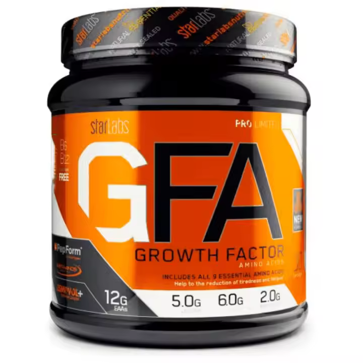 Starlabs Nutrition GFA Growth Factor 340 Gr - Suplemento en Polvo para Síntesis Proteica y Recuperación Muscular - 1
