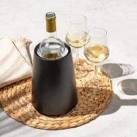 Vacu Vin Cubitera enfriadora para botellas de vino "Elegant" negra - details 2