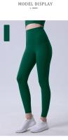 High Waist Leggings De Nylon Para Gimnasio Y Yoga Sensación De Desnudez Trousers Largos Para Mujer Push up Tights Fitness - details 5