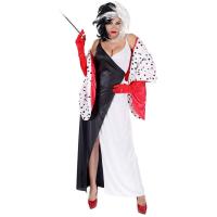 Disfraz Cruella de Vil 101 Dálmatas Lujo adulta - details 0