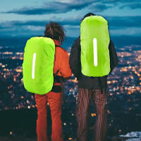 Cubierta Impermeable Reflectante Para Mochila Deportiva Seguridad Nocturna Ciclismo Camping Senderismo 10-70L Material Nylon Unisex - details 6