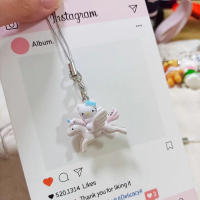 Llavero De Teléfono Móvil Kawaii Hello Kitty Colgante Para Niñas Cartoon Decorativo Para Mochila Anti-Pérdida Joyería De Moda - details 3