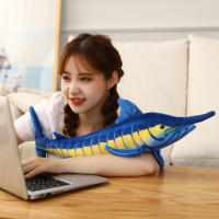 Muñeco De Peluche De Tuna Azul De 140 Cm Simulación Realista Almohada Larga De Pescado Marítimo Juguete Suave Para Decoración Creativa - details 7
