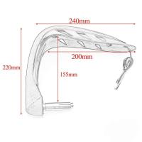 Protector De Manija De Freno Para Motocicleta Scooter Mópido Con Luz LED Y Agujeros De Aire Guía Paquete De 1 Pares - details 0