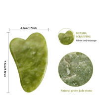 Rodillo De Masaje Facial De Piedra Jade Natural Negro Tablero De Masaje Para Belleza Adelgazamiento Relajación Herramienta De Acupuntura - details 6