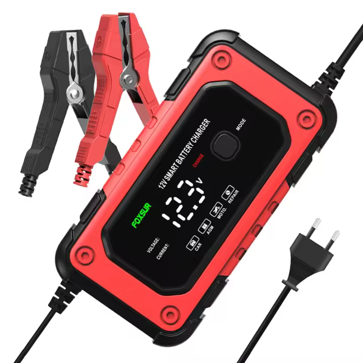 Cargador de badería inteligente para Coche y Moto 12 V 6 A, maintenance automático de Barería para Coche, Motorcycle, Wagon - 1