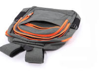 J.S ONDO MOCHILA TIPO TELA PARA HOMBRE CON BORDE NARANJA Mochila Escolar Mochila de Viaje Negocios Trabajo Diario Antirrobo Impermeable Grande Mochila Ordenador CLASICO 30.5X46CM - details 2
