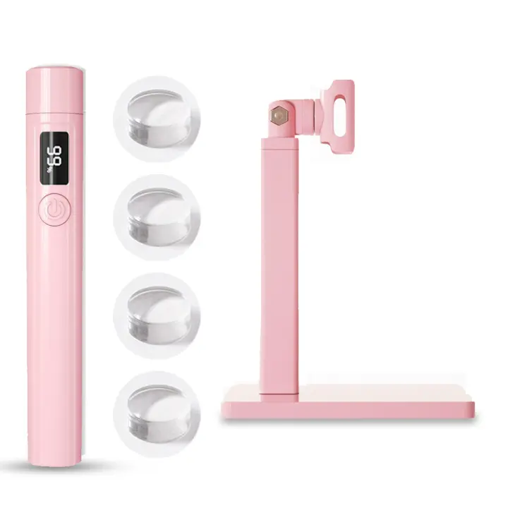 Lámpara De Secado De Uñas UV LED Mini Con Soporte Portátil Para Manicura Profesional Lámpara Secadora De Uñas Ultravioleta Rechargeable - 1