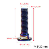 Tornillos Para Disco De Freno De Motocicleta M8 16mm 25mm 30mm Acabado En Ahumado Accesorios De Motocross Piezas Modificadas - details 4