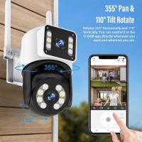 FGNS Cámara IP de doble lente para exteriores, Cámara de vigilancia 3K 6MP HD PTZ WIFI, lente Dual, pantalla Dual, 2.4G wifi, seguimiento automático, visión nocturna a todo Color, IP66 camaras videovigilancia wifi, - details 2