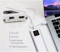 Lámpara De Pared LED Sensor De Movimiento Manual Recargable 5V USB Para Baño Cocina Armario Luz Espejo Moderna Montaje En Pared - details 2