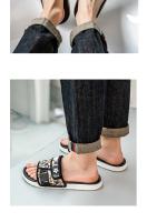 Zapatillas De Verano Para Hombre Antideslizantes Y Suaves Para Exteriores Y Interiores Con Correa De Gancho Zapatos Planos Casuales Para Playa - details 21