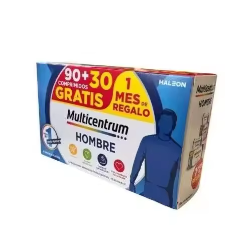 MULTICENTRUM HOMBRE 90 COMPRIMIDOS + 30 COMPRIMIDOS PACK PROMOCIONAL - 1