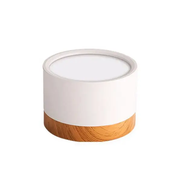 Lámpara De Techo LED Downlight Moderna Nórdica Madera 5W 7W 9W 12W 15W Spots De Superficie Para Iluminación Decorativa Interior - 1