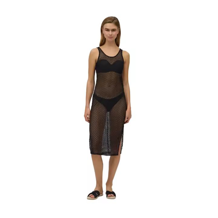 Ysabel Mora - Vestido calado de tirantes negro - 1