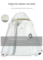 Chaqueta Deportiva De Alta Calidad Para Hombres Impermeable Y Windproof Para Primavera Y Otoño Conjunto De Senderismo Cómodo Y Transpirable Para Parejas - details 4