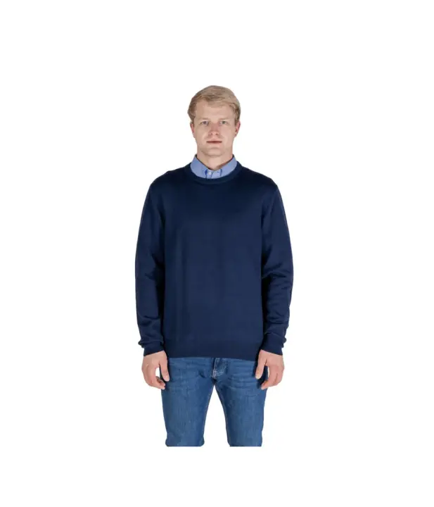 AQUASCUTUM-GIRONECL MERINOS TOPPE EN EL CODO DE LOS HOMBRES T-SHIRT & FELS Home AI2024 Prendas de punto/HOMBRES Sudadera - 1