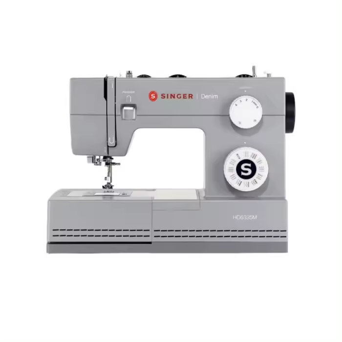 Máquina de Coser Singer Heavy Duty Denim 6335M para Tejidos Gruesos con 32 Puntadas y Ojal Automático - 1