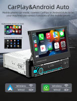 Reproductor Multimedia Para Coche 7 Pulgadas Retráctil Con Carplay Sin Cable Y Android Auto Navegación Inteligente Video Universal - details 9