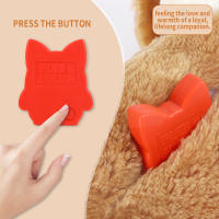 Juguete Interactivo Para Perros Puppy Dog Heartbeat Dinosaurio De Peluche Con Sonido De Corazón Juguetes Para Morder Para Entrenamiento En Caja Y Ayuda Al Sueño - details 10