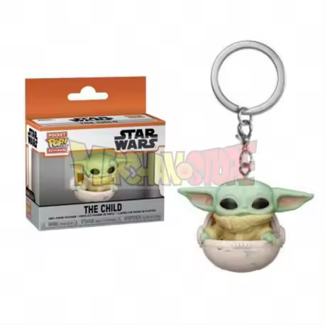 Llavero Funko Pocket POP! Star Wars The Mandalorian - The Child Hover Pram 4 cm Raíz MERCHAN-STORE Llaveros Funko Funko - 1