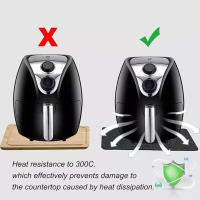 Alfombrilla Protectora De Encimera Para Fryer De Café Resistente Al Calor Antideslizante Accesorio De Cocina Silicona Rectangular Moderno - details 5