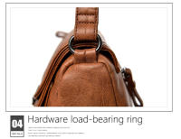 Bolsos de hombro de cuero suave Vintage para mujer, bolsos de lujo, paquete de diseñador, bolso cruzado pequeño, 2021 - details 21