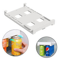 Organizador De Bebidas Para Nevera Almacenamiento En Gabinete Cajón Dispensador De Soda Estante Para Refrescos Con Deslizamiento - details 0