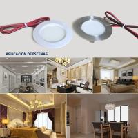 Mini Downlight 3W Ultrafino Y Simple Para Ceilinado Recessed 12V 24V Lámpara De Inserción Para Armario De Joyería Colección De Libros Luz De Escenario - details 5