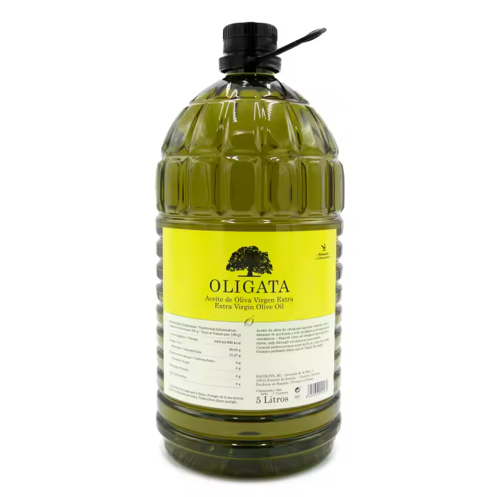 Aceite de Oliva Virgen Extra OLIGATA Garrafa 5 litros – AOVE 5L - 1