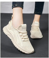 Zapatillas De Deporte Para Mujer Ligero Y Cómodo Con Cordones Transpirables Antideslizantes Para Gimnasio Trabajo Y Ropa Casual Zapatillas De Malla - details 15