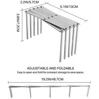 Organizador De Tazones Y Platos Leeseph Para Puerta De Armario Estante Reutilizable De Metal Para Soporte De Platos Y Tazones - details 0