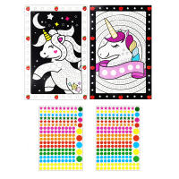 Puzzle De Dibujos Animados Para Niños Pegatinas De Mosaico De Animales Divertido Juguete Educativo Para Capacitar La Paciencia Y El Desarrollo Infantil - details 2