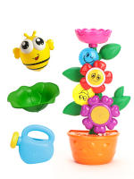 Juguetes De Baño Serie Abejas Pequeñas Pueden Almacenar Fugas De Agua Con Ducha Las Flores Se Voltearán Material Plástico PP - details 6