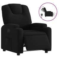 vidaXL Sillón reclinable eléctrico tela Gris claro, Gris oscuro, Negro Sillon Dormitorio Sillon Comodos Silla Relax Sillón Sofá - details 4