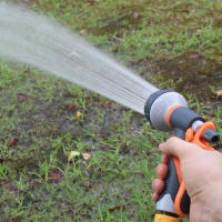 Pistola De Rociador De Jardín Con 7/8 Modos Para Riego Alta Presión Agua Suave Grip Plástico Para Plantas Césped Y Yarda - details 8
