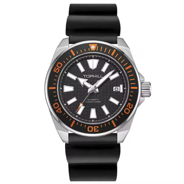 Reloj De Diversión TOPHILL 300M NH35 316L Automático Resistente Al Agua Con Cristal De Zafiro Y Luz Super Luminosa Para Hombres TD008G - 1