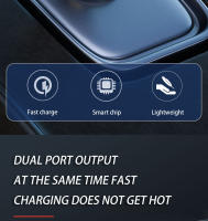 SEAMETAL Cargador De Coche 100W Alta Potencia Carga Super Rápida Doble Puerto Adaptador De Luz Del Cigarrillo Para iPhone Xiaomi Samsung - details 1