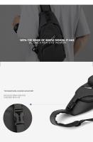 Bolsa De Pecho Antirrobo Para Hombre Pequeña Impermeable Con Malla De Almacenamiento Bolsa Transversal Deportiva Para Viajes Con Bolsillo Para Móvil - details 10